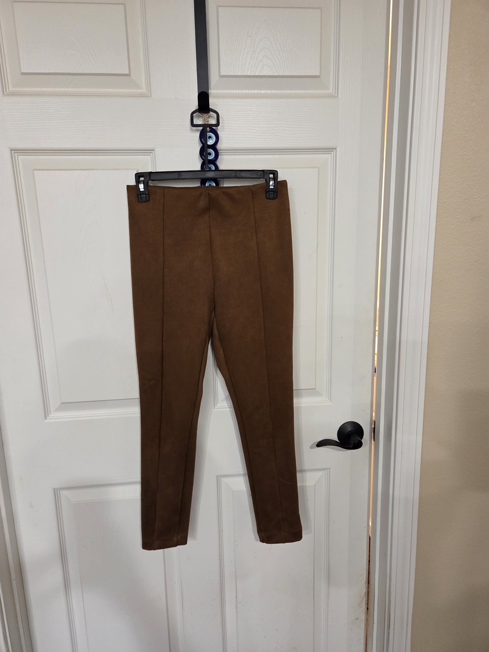 LOFT Slim Ankle Ponte Pants in Brown